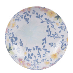 Assiette creuse Vésuvio Bleu – Table Passion