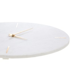 Horloge ovale Marbre blanc 52 cm