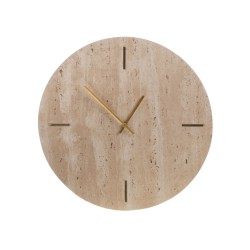 Horloge en marbre sable 41 cm