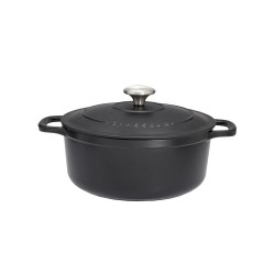 Cocotte ronde 18 cm noir