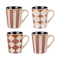 Coffret de 4 mugs Shelby 40 cl