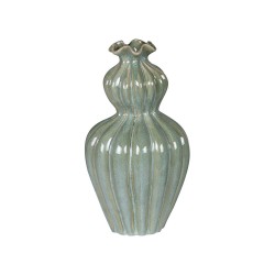 Vase Collerette vert...