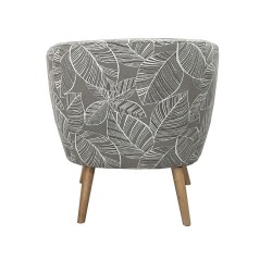 Fauteuil Dagmard feuille lin