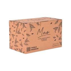 Coffret théière Mao noir 0,9L et 4 gobelets