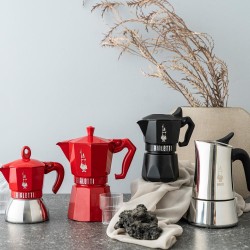 Cafetière Moka Exclusive rouge 2 tasses