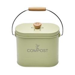 Seau compost ovale vert 3L