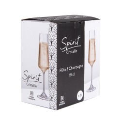 Boite de 6 flûtes Spirit 19 cl