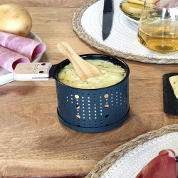 Raclette à la bougie pour 2 Bleu Foncé