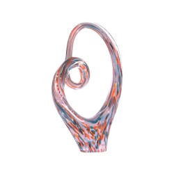 Sculpture Lilly en verre 25 cm