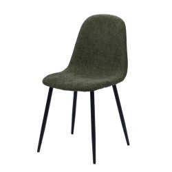 Chaise Ariane vert (lot de 2)