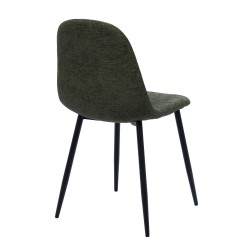 Chaise Ariane vert (lot de 2)