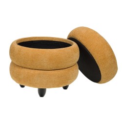 Pouf Nuage grand modèle jaune