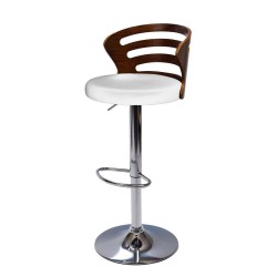 Tabouret de bar Emilio blanc