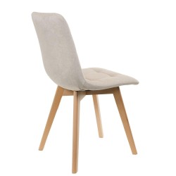 Chaise Archibald beige  (lot de 2)