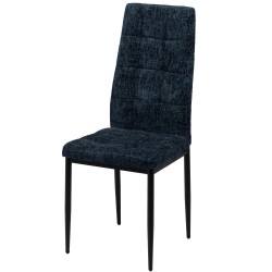 Chaise Zurick bleue (lot de 2)