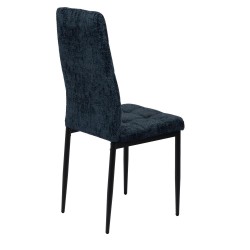 Chaise Zurick bleue (lot de 2)