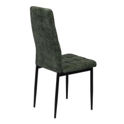 Chaise Zurick verte (lot de 2)