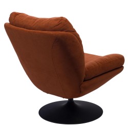 Fauteuil Magnum orange black