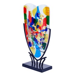 Vase onde Koï 22x37 cm