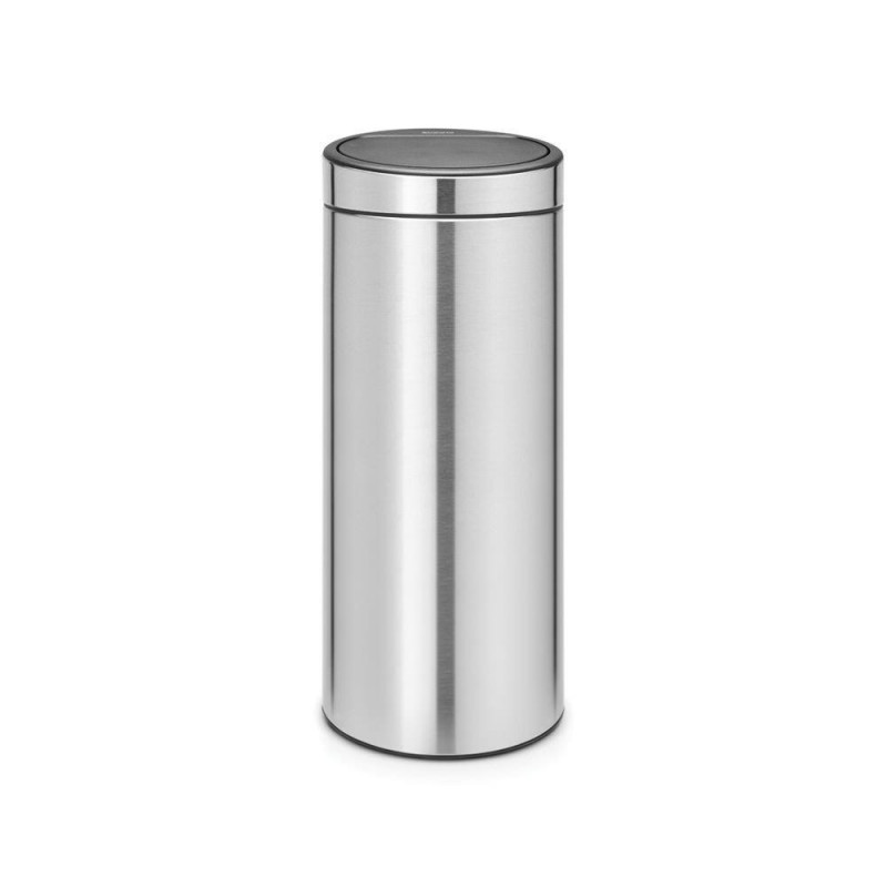 Poubelle de Table, couvercle métal, 2,3 litres - Matt Steel