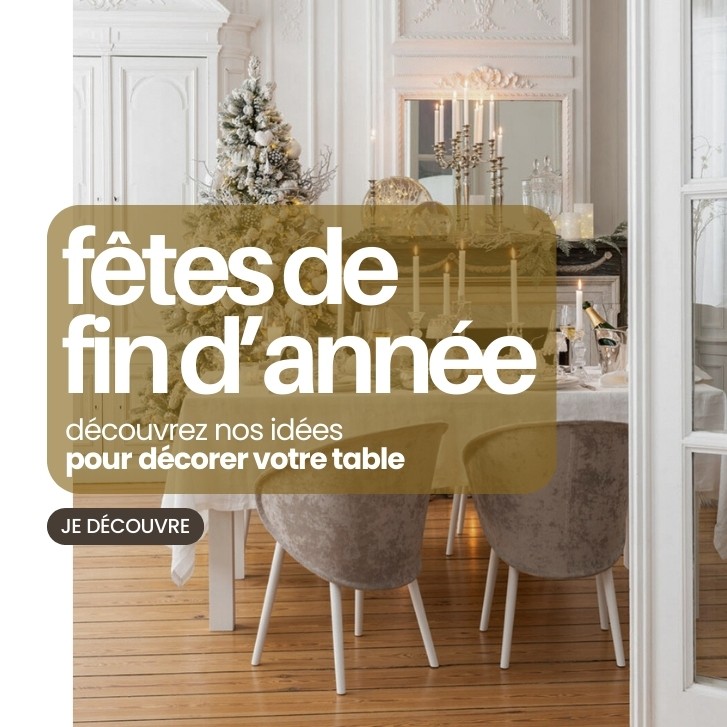 Toutes nos idées pour décorer votre table pour ces fêtes de fin d'année